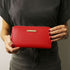 Gaia - Double zip around leather wallet